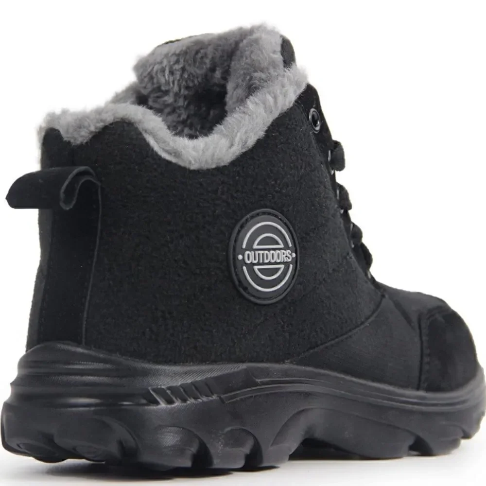 Snow Boots Faux Fur Lined Booties Anti-Slip Ankle Boots Winter Sneakers Size 9
